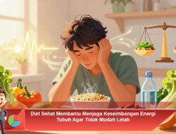 Diet Sehat Membantu Menjaga Keseimbangan Energi Tubuh Agar Tidak Mudah Lelah