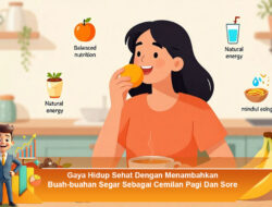 Gaya Hidup Sehat Dengan Menambahkan Buah-buahan Segar Sebagai Cemilan Pagi Dan Sore