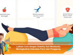 Latihan Core dengan Stability Ball Membantu Meningkatkan Kekuatan Perut dan Punggung